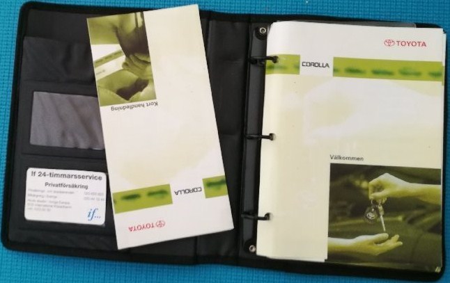 2000 Toyota Corolla Instruktionsbok