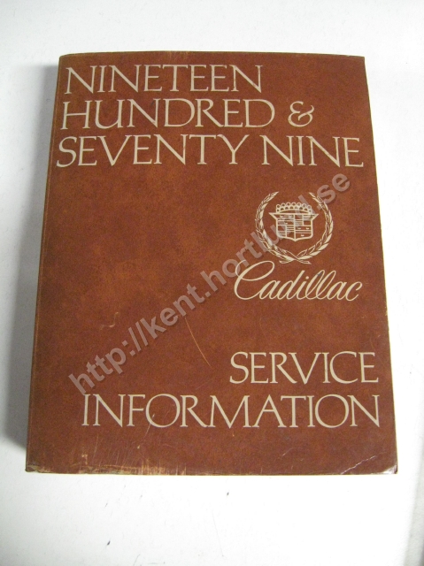 1979 Cadillac Service Information