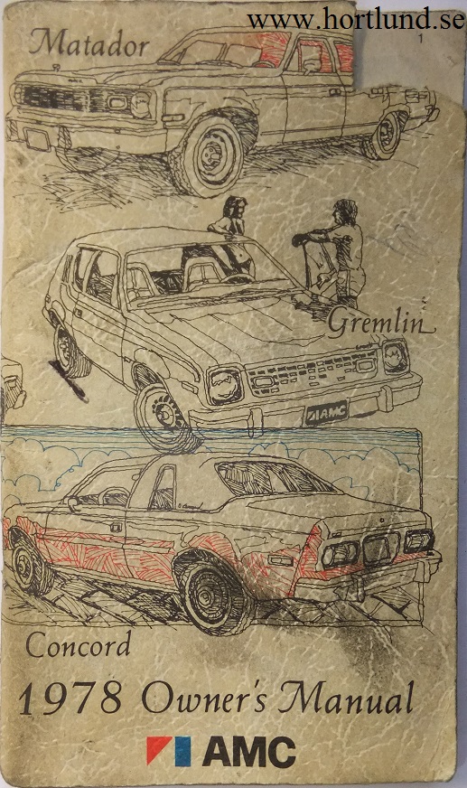 1978 AMC Owner's Manual