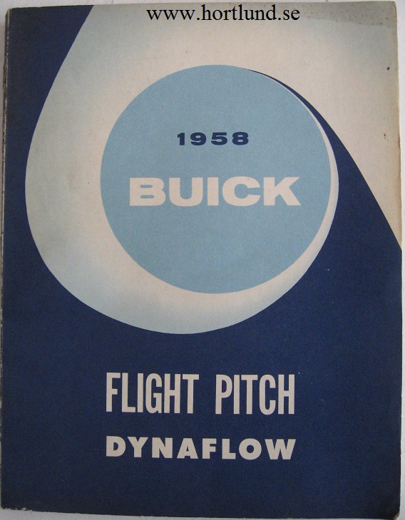 1958 Buick Flight Pitch Dynaflow Service Manual