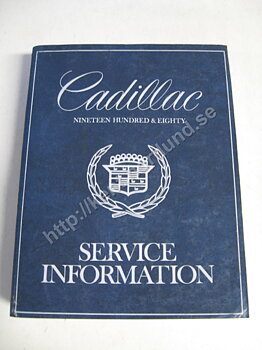 1980 Cadillac Service information