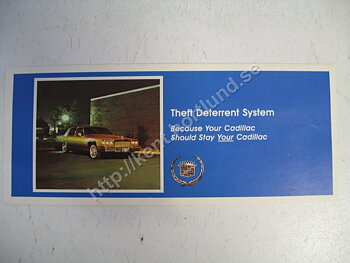 1980 Cadillac Försäljningsbroschyr