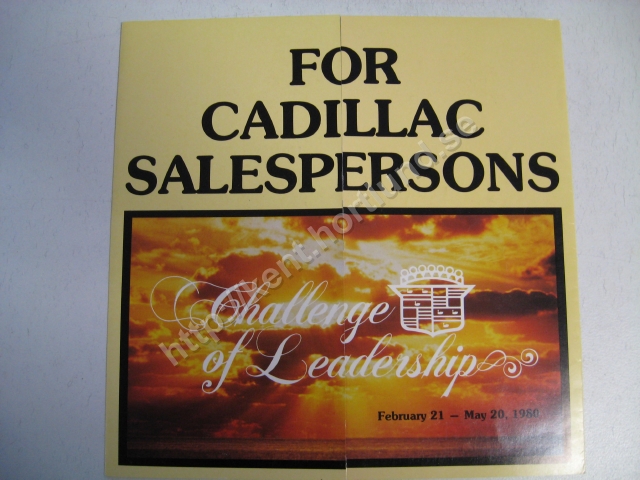 1980 Cadillac a price contest for the top seller