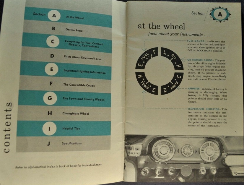 1958 Chrysler Owner's Guide - 2
