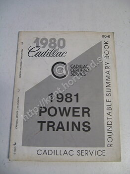 1981 Cadillac power trains