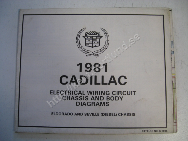 1981 Cadillac Electrical wiring circuit chassis and body diagrams