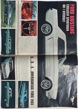 1965 Ford alla modeller broschyr svensk