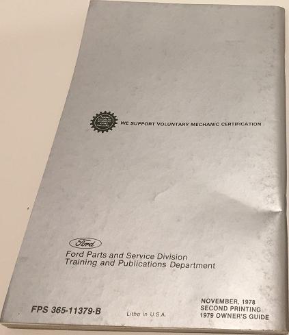 1979 Lincoln Continental Mark V Owners Manual - 2