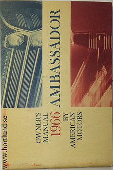 1966 AMC Ambassador Owner's Manual