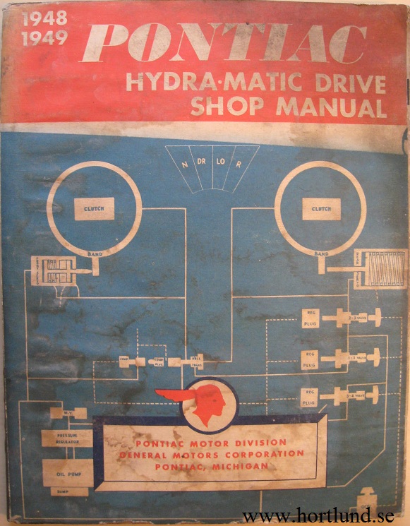 1949 - 1948 Pontiac Hydra-Matic Drive Shop Manual