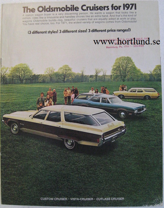 1971 Oldsmobile Cruisers broschyr