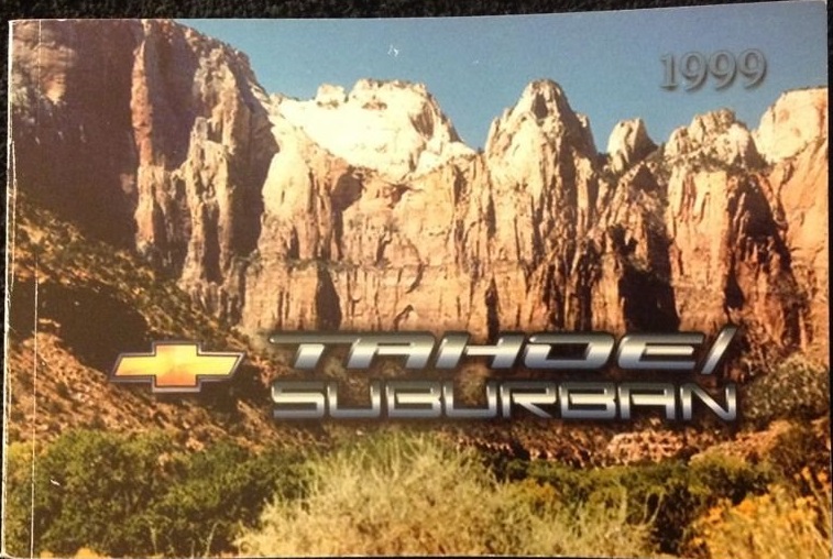 1999 Chevrolet Tahoe / Suburban Owners Manual
