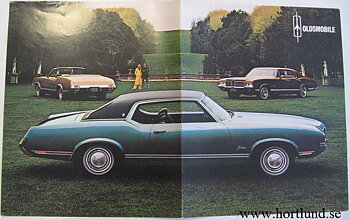 1971 Oldsmobile F-85, Cutlass & 442 broschyr