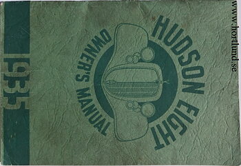 1935 Hudson Eight Owner's Manual