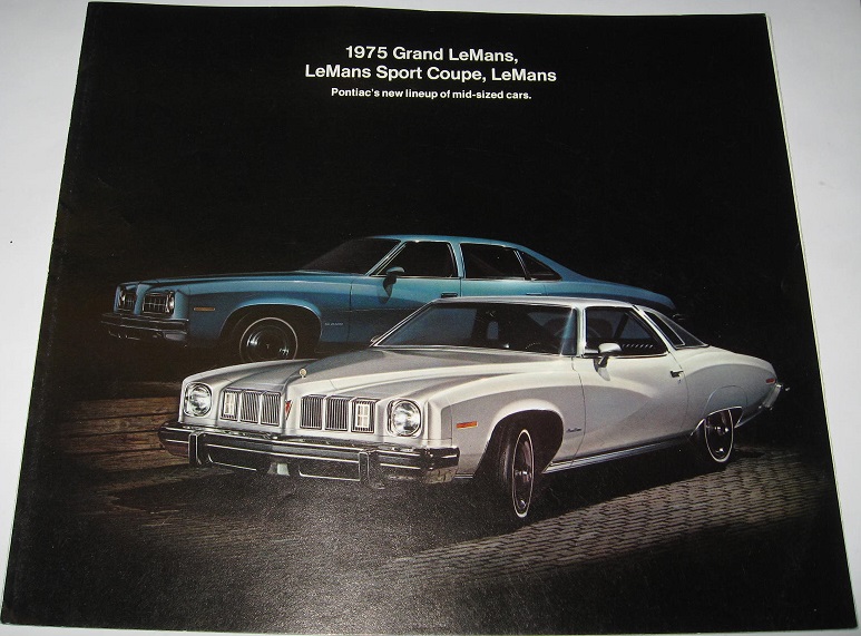 1975 Pontiac Grand LeMans Le Mans broschyr