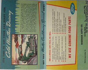 1948 Ford broschyr Yes, winter is...
