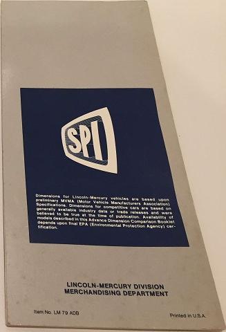 1979 Lincoln Mercury Advance Dimension Booklet - 2