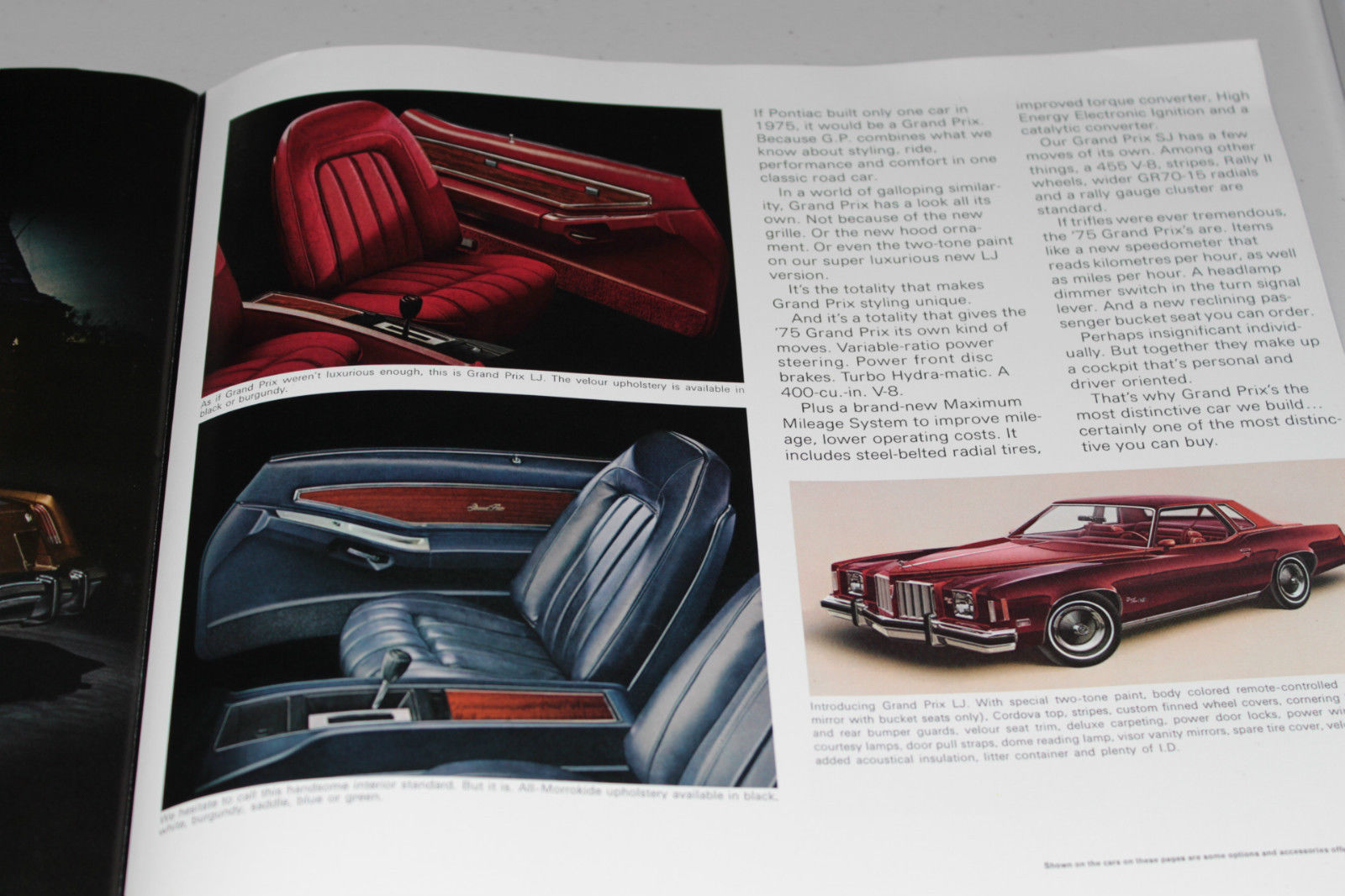 1975 Pontiac Grand Prix broschyr - 3