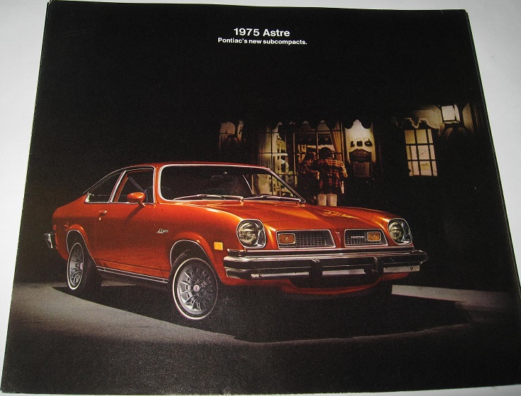 1975 Pontiac Astre broschyr