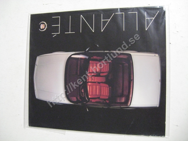 1987 Cadillac Försäljningsbroschyr