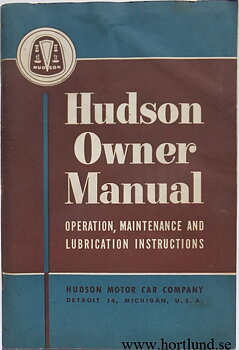 1950 Hudson Owner Manual