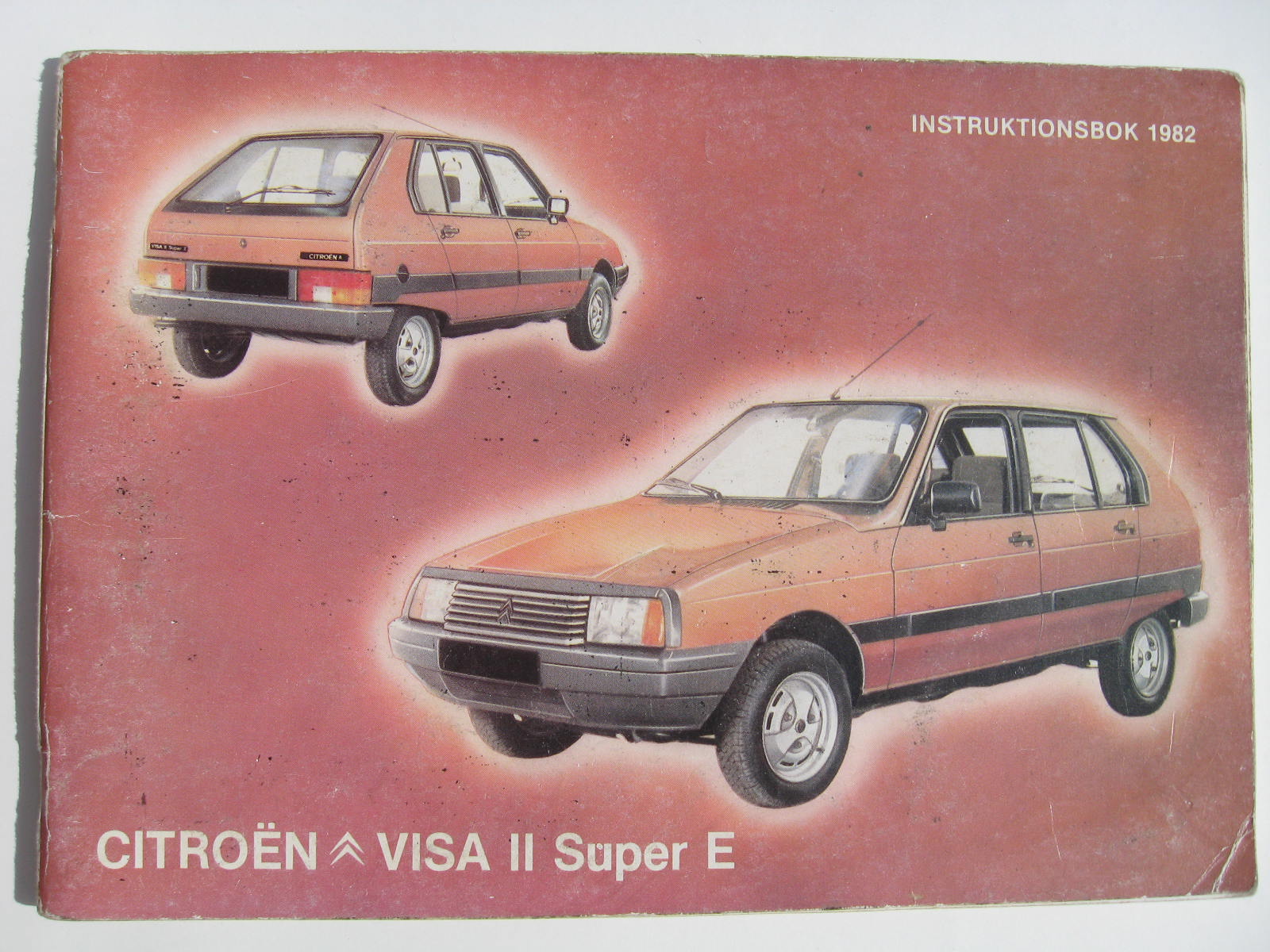 1982 Citroën Visa II Super E Instruktionsbok