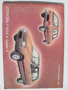 1982 Citroën Visa II Super E Instruktionsbok