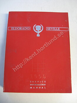 1990 Cadillac eldorado seville service information manual