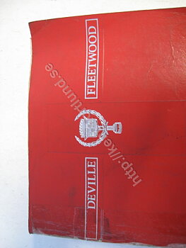 1990 Cadillac De Ville Fleetwood Service Information Manual