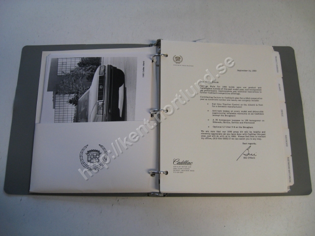 1990 Cadillac Press kit