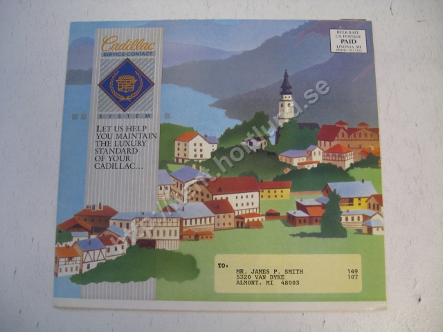 1991 Cadillac Försäljningsbroschyr