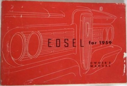 1959 Edsel Owners Manual - 2