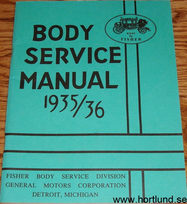 1935-1936 Fisher Body Service Manual
