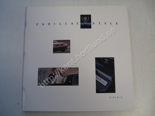 1991 Cadillac Lyxbroschyr