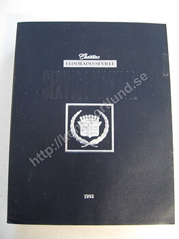 1992 Cadillac Eldorado Seville Service manual