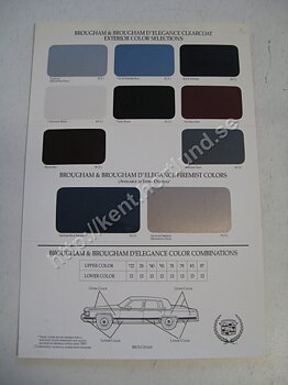 1992 Cadillac  Brougham exteriors lackkarta