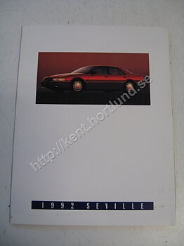 1992 Cadillac Seville  folder plansch