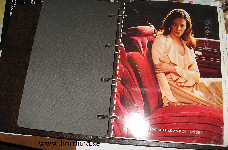 1975 Pontiac Color and Interiors Album