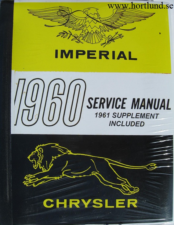 1960-1961 Chrysler och Imperial Service Manual