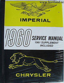 1960-1961 Chrysler och Imperial Service Manual
