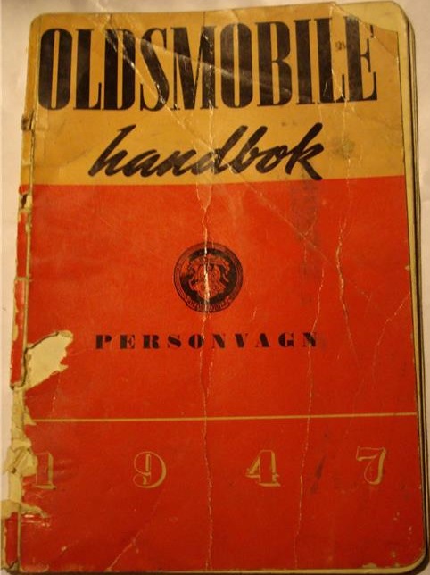 1947 Oldsmobile Instruktionsbok svensk