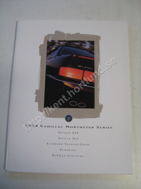 1994 Cadillac Försäljningsbroschyr