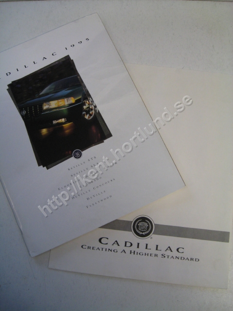 1995 Cadillac Försäljningsbroschyr