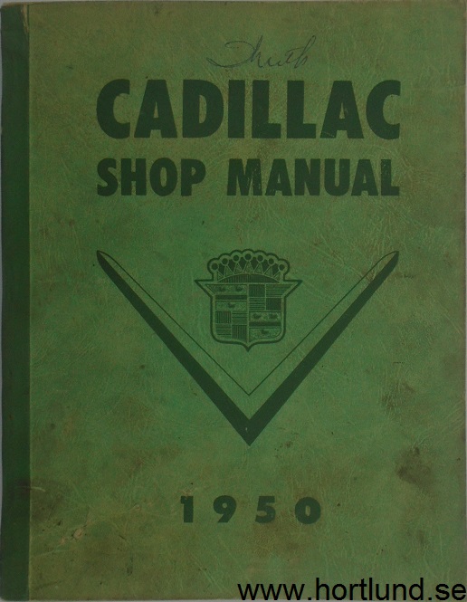 1950 Cadillac Shop manual original