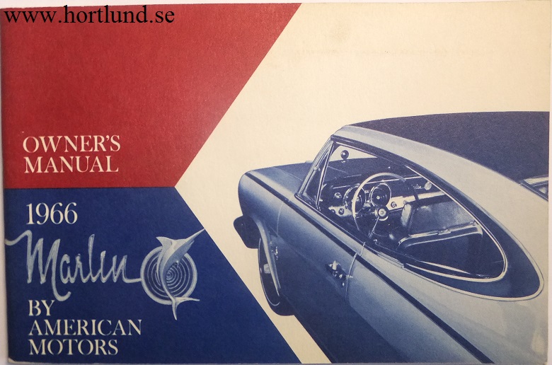 1966 AMC Marlin Owner's Manual