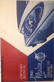 1966 AMC Marlin Owner's Manual
