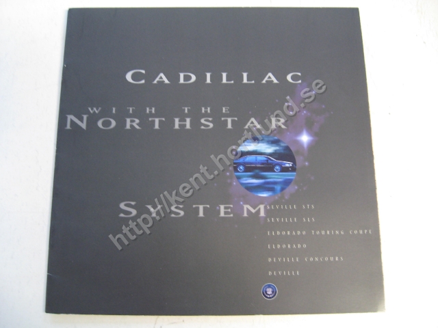 1996 Cadillac Försäljningsbroschyr