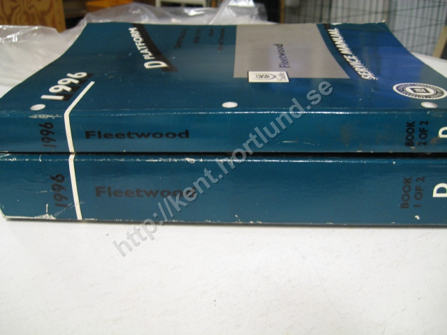 1996 Cadillac Fleetwood Service manual 2 book set