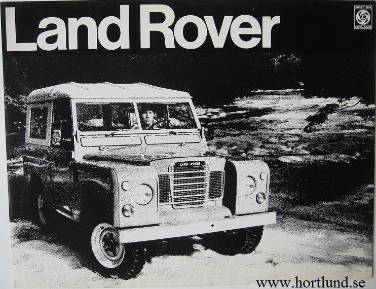 1980 Land Rover Series III Deluxe Hardtop broschyr