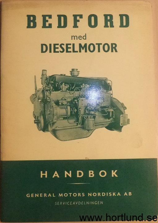 1964 Bedford med Dieselmotor Handbok